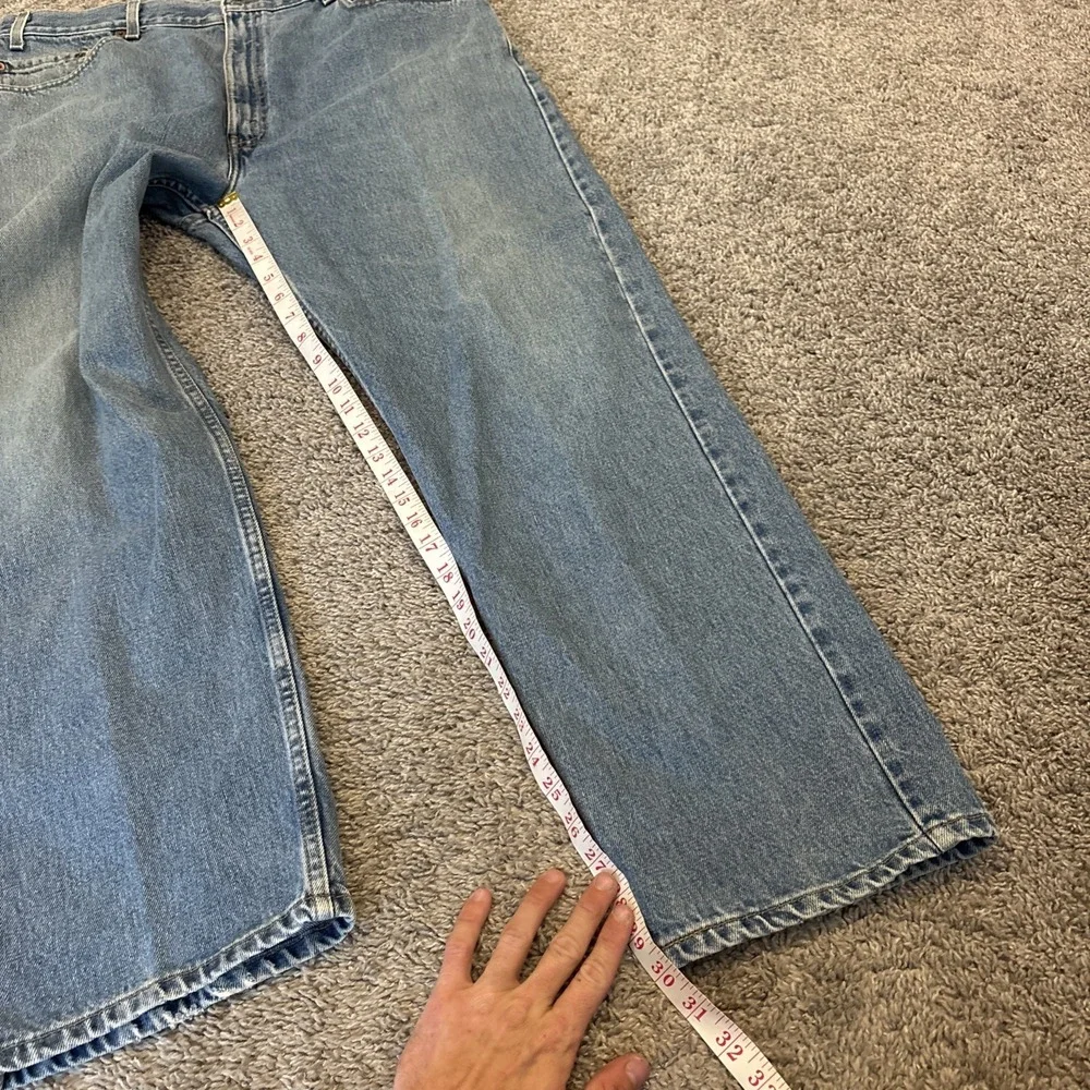 Vintage Levis Jeans Mens 40x30 Blue Denim 505 Straight Leg Paper Tag 2001 Farm
